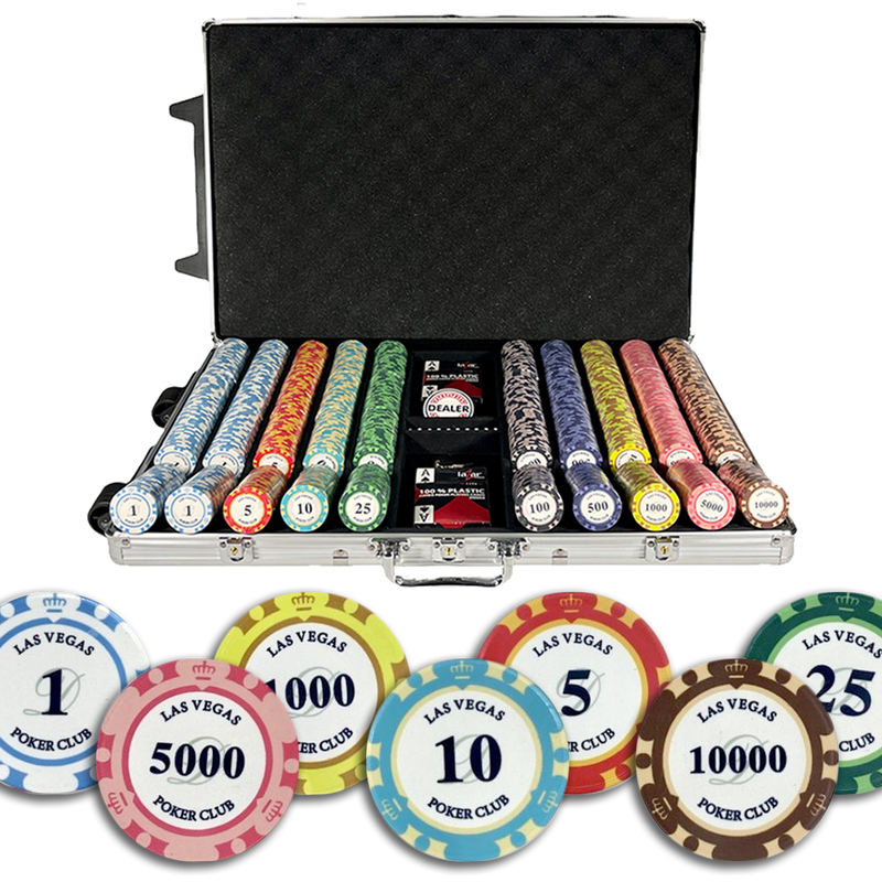 Poker Set Las Vegas Ceramic 1000