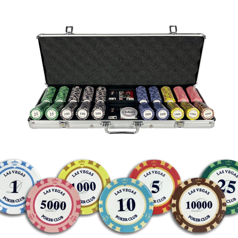 Poker Set Las Vegas Ceramic 500