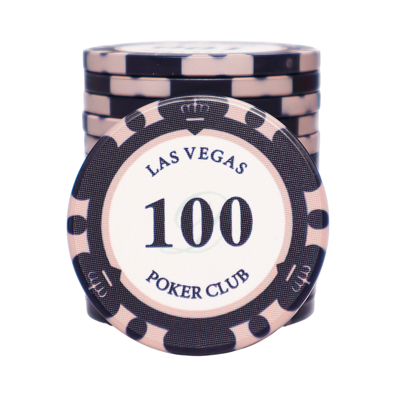 Ceramic Las Vegas Poker Chip 100