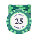 Ceramic Las Vegas Poker Chip 25