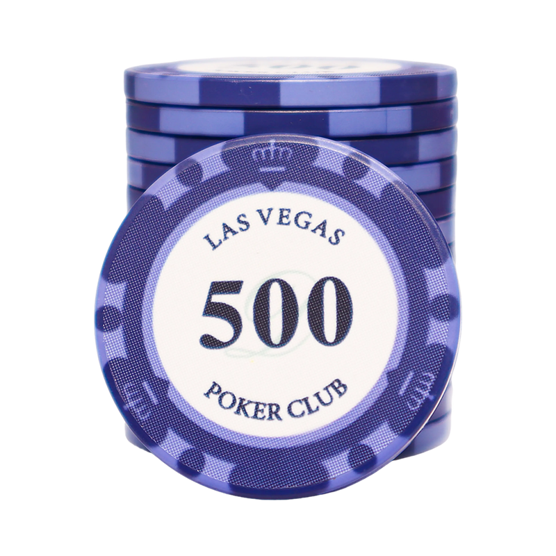 Ceramic Las Vegas Poker Chip 500