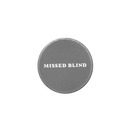 Ceramic Missed Blind Button Grey 39mm
