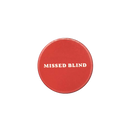 Ceramic Missed Blind Button Red 39mm