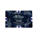Ceramic Poker Plaque Skyline 10.000
