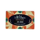 Ceramic Poker Plaque Skyline 25.000