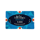 Ceramic Poker Plaque Skyline 5000