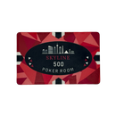 Ceramic Poker Plaque Skyline 500
