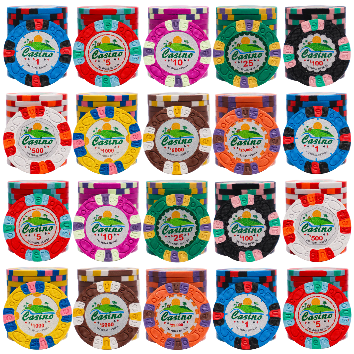 Poker Chips Joker Casino 500 | Poker Merchant