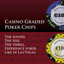 Custom Ceramic Poker Set - view 3