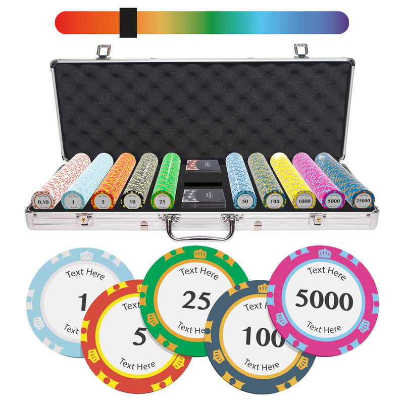 Custom Ceramic Poker Set 500