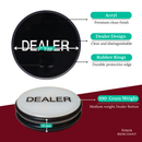 Dealer Button Puck Svart & Vit