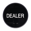 Dealer Button Puck Black & White