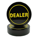 dealer button black gold