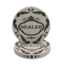 Bouton Dealer Poker Ceramic Crown