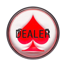 Bouton Dealer Poker Pique en Acrylique