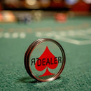 Bouton Dealer Poker Pique en Acrylique