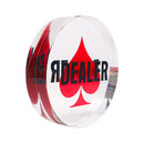 Dealer Button Red Spade - side view - view 2