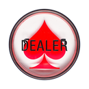 Dealer Button Spade Acrylic