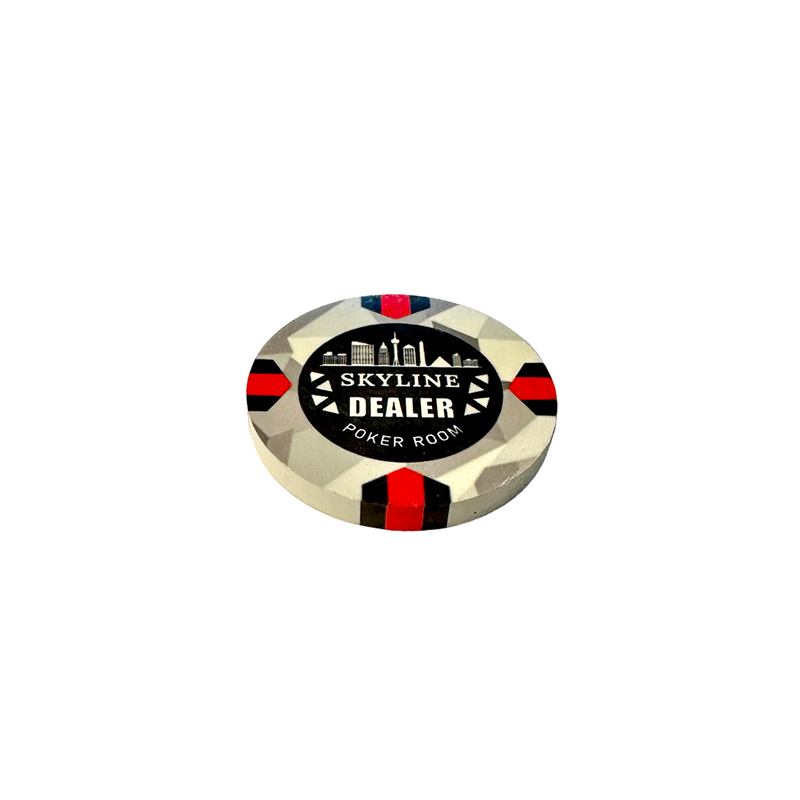 Dealer Button Ceramic Skyline