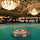 Dealer Button Spade Glas