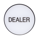 Dealer Button Puck Black & White
