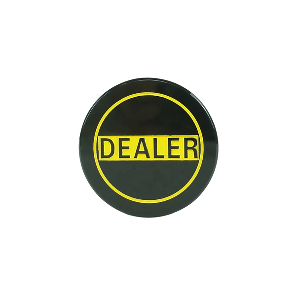 Bouton Dealer Poker Ganzoo - Métal Doré 40mm Avec Étui De Protection