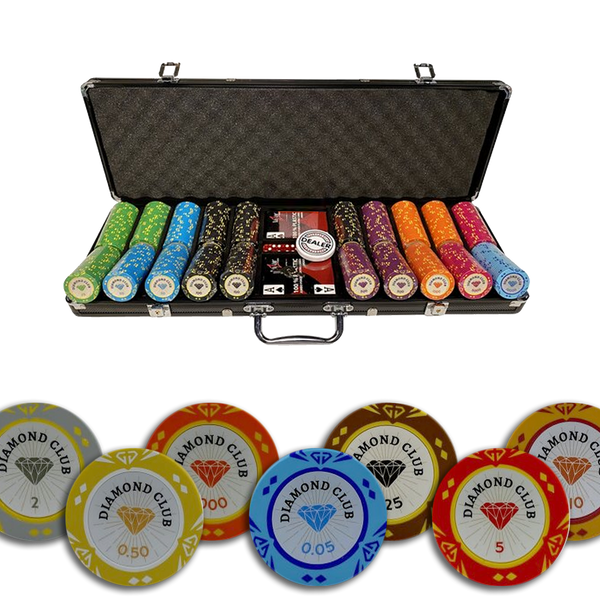 Poker Set Diamond Club Cash Game 500