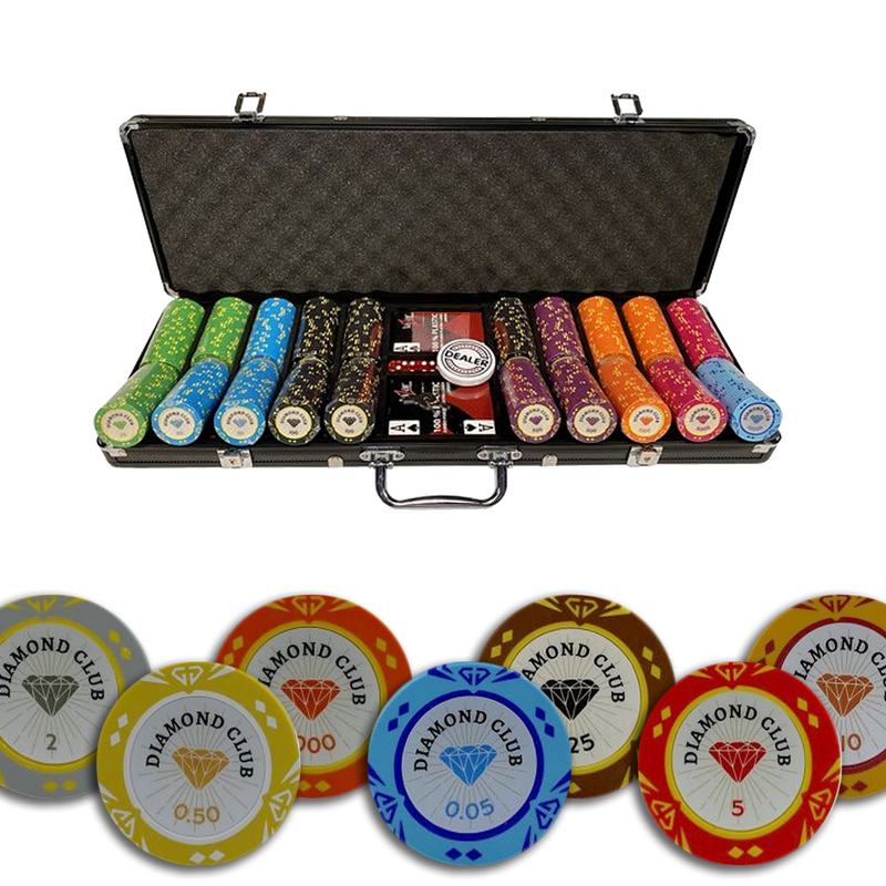 Poker Set Diamond Club Cash Game 500