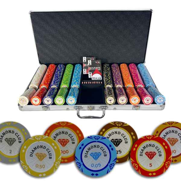 Poker Set Diamond Club Cash Game 750