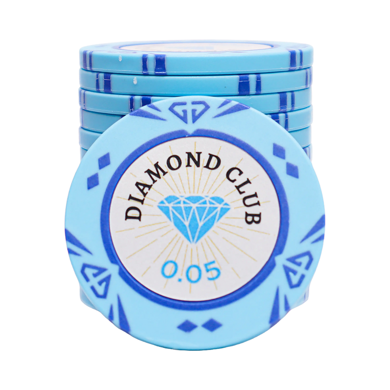 Diamond Club Poker Chip 0.05