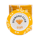 Diamond Club Poker Chip 0.50