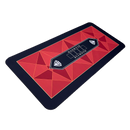 Pokermat Diamonds Rood 180x90