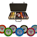preview diamond tournament 300, overview of our colorful poker, poker cards and a dealer button