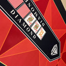 Pokermat Diamonds Rood 180x90