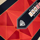 Pokermat Diamonds Rood 180x90