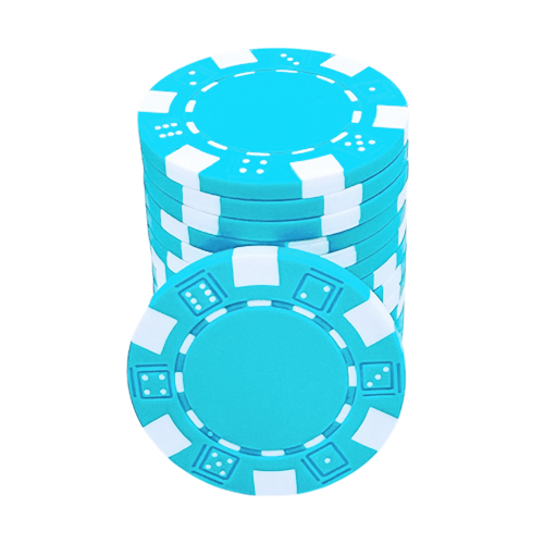 The Dice Pokerchip Baby Blauw