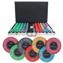 empire 1000 poker set, poker chips, poker cards, dealer button and poker case