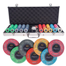 empire 500 poker set, poker chips, poker cards, dealer button and poker case