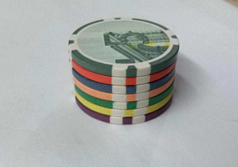 Poker Chips Set Euro Cash Game 1000