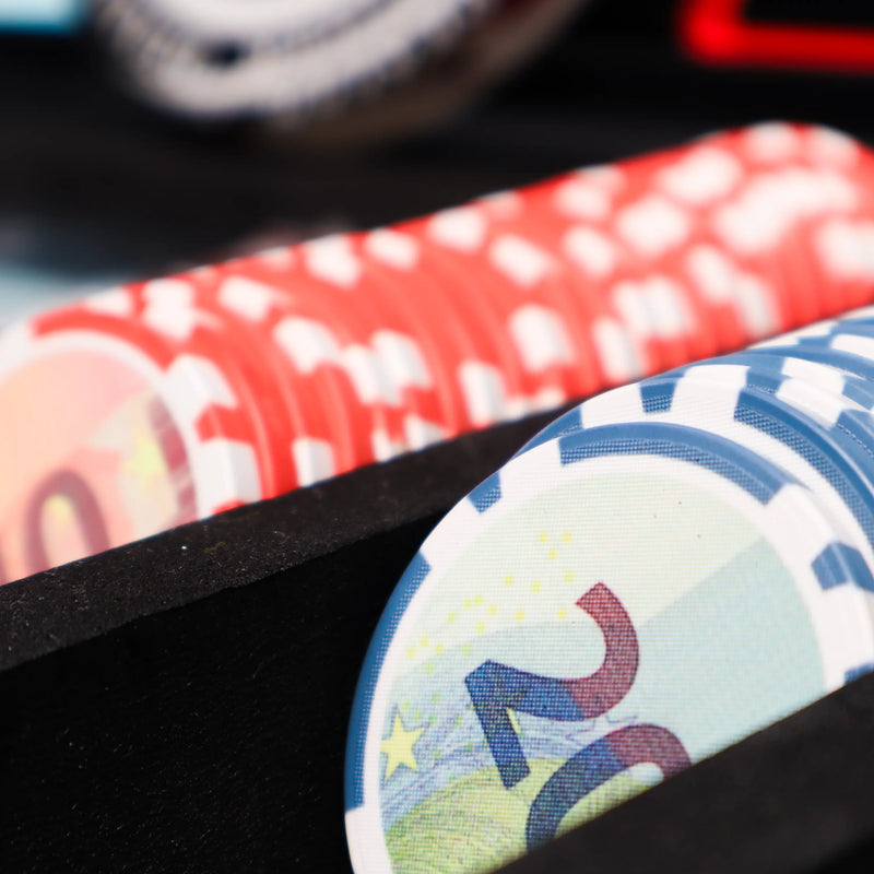 euro poker chips imagery