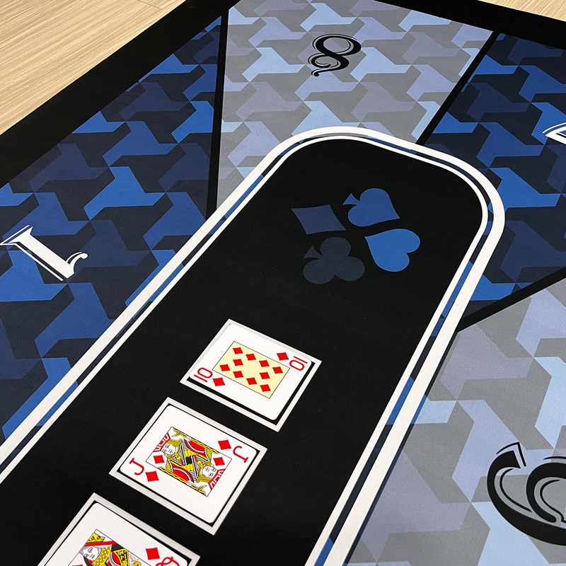 Poker Mat Prestige Fields 1-8 Numbers 180x90