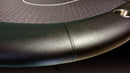 stiches on the edge the of a poker table
