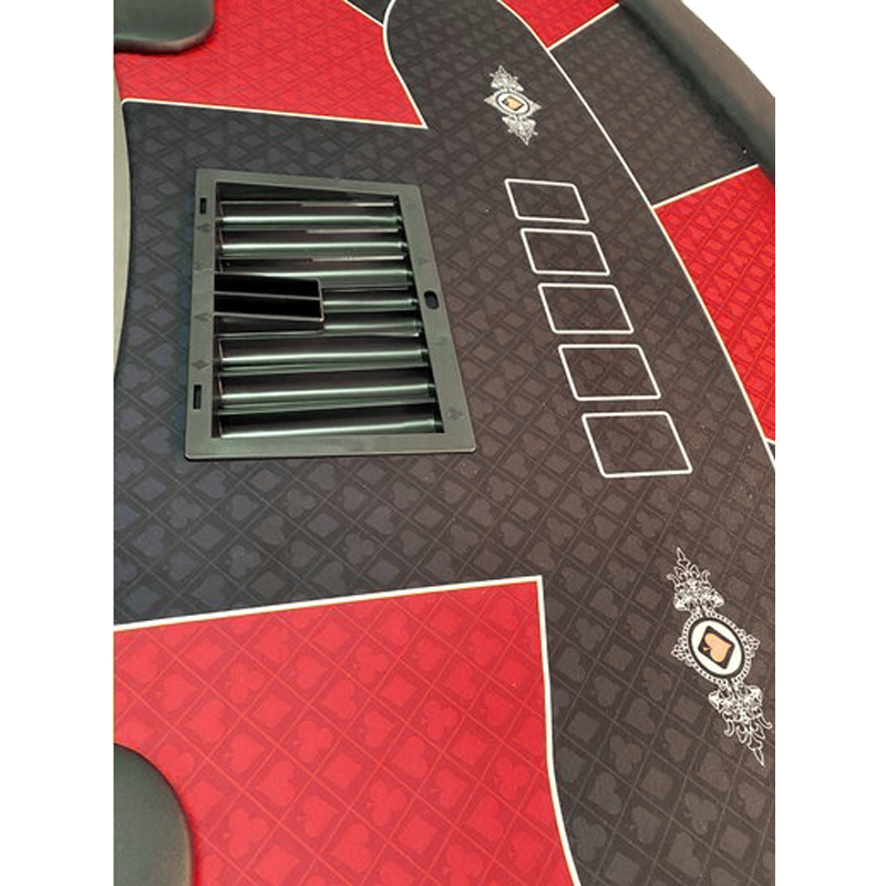 poker table las vegas close-up black red