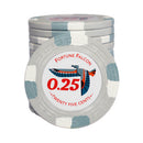 Le jeton de poker Falcon 0,25