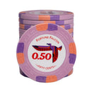Le jeton de poker Falcon 0,50