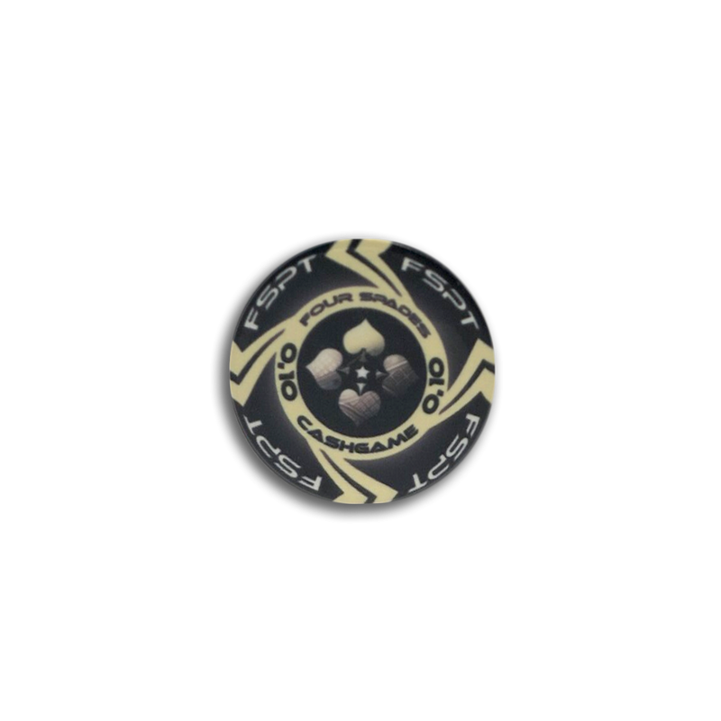 FSPT cash game pokerchip 0.10 black