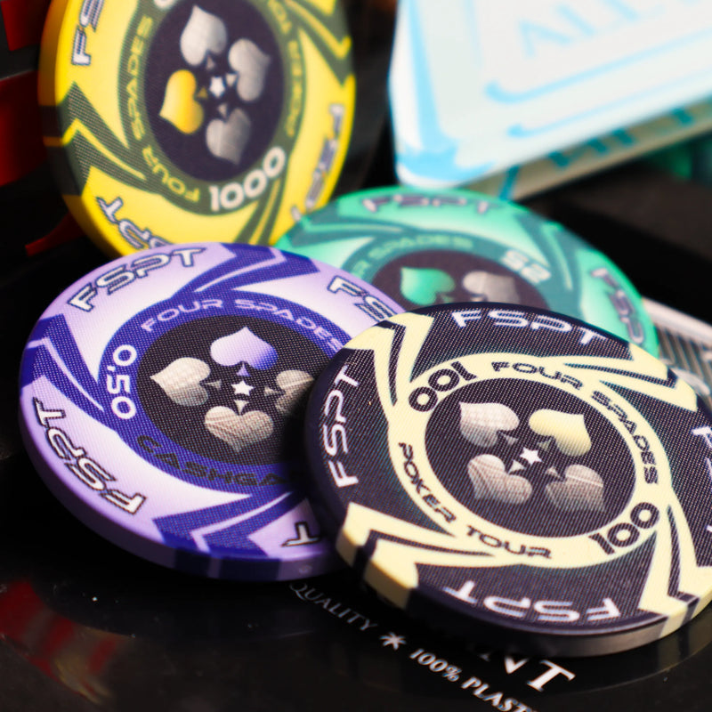 fspt colorful poker chips