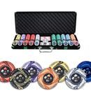 preview fspt poker set cash game 500, overview of our colorful poker chips, poker cards and a dealer button