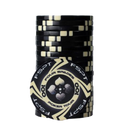 pokerchip stack fiches claysmith FSPT tournament 100 black 