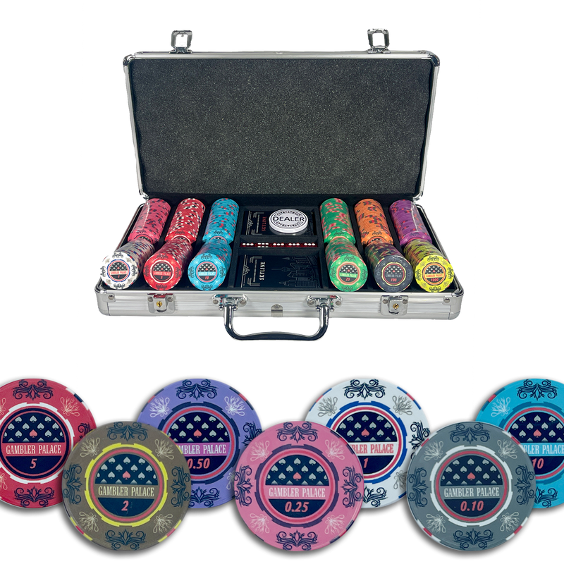 Poker Set Gambler Palace Cash Game 300